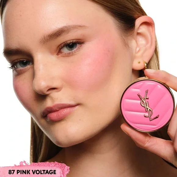 *BRAND NEW* Yves Saint Laurent MAKE ME BLUSH 87~Pink Voltage - Picture 4 of 8